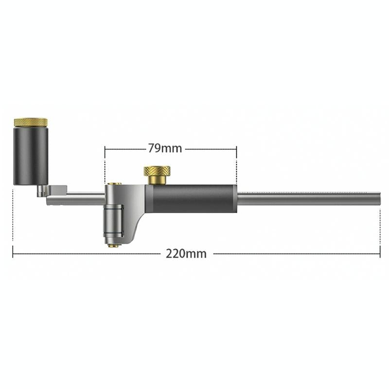 Woodworking Dual-purpose Straight and Arc Marker