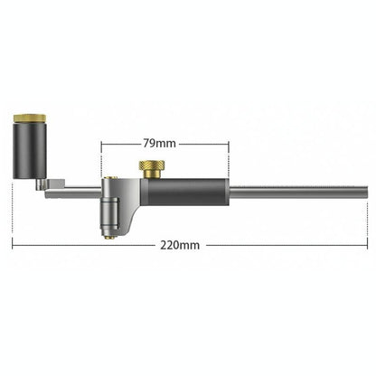 Woodworking Dual-purpose Straight and Arc Marker