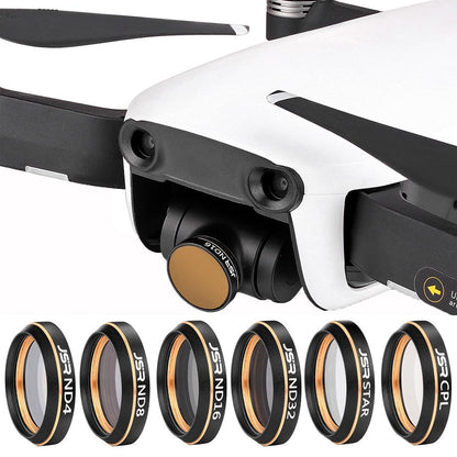 6-in-1 Hd Drone Lens Filter Kit for Dji Mavic Air - Star Effect Nd4 Nd8 Nd16 Nd32 Cpl