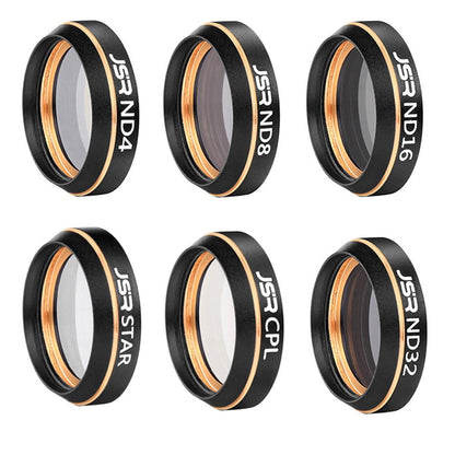 6-in-1 Hd Drone Lens Filter Kit for Dji Mavic Air - Star Effect Nd4 Nd8 Nd16 Nd32 Cpl