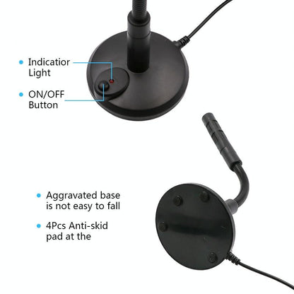 Usb Gaming Condenser Microphone For Computer - Mini Microphone With Voice Changer