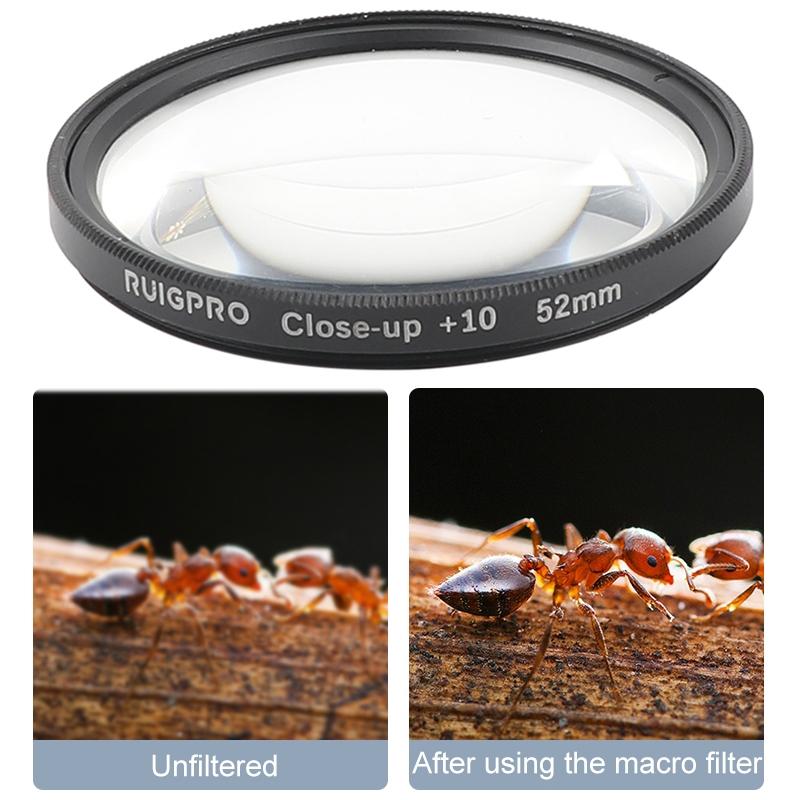 52mm Professional Filter Set for Gopro Hero 7 / 6 / 5 with Adapter and Lens Cap