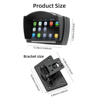 4.7 Inch Car Mp5 Player With Ios Carplay Android Auto Bt Usb Fm