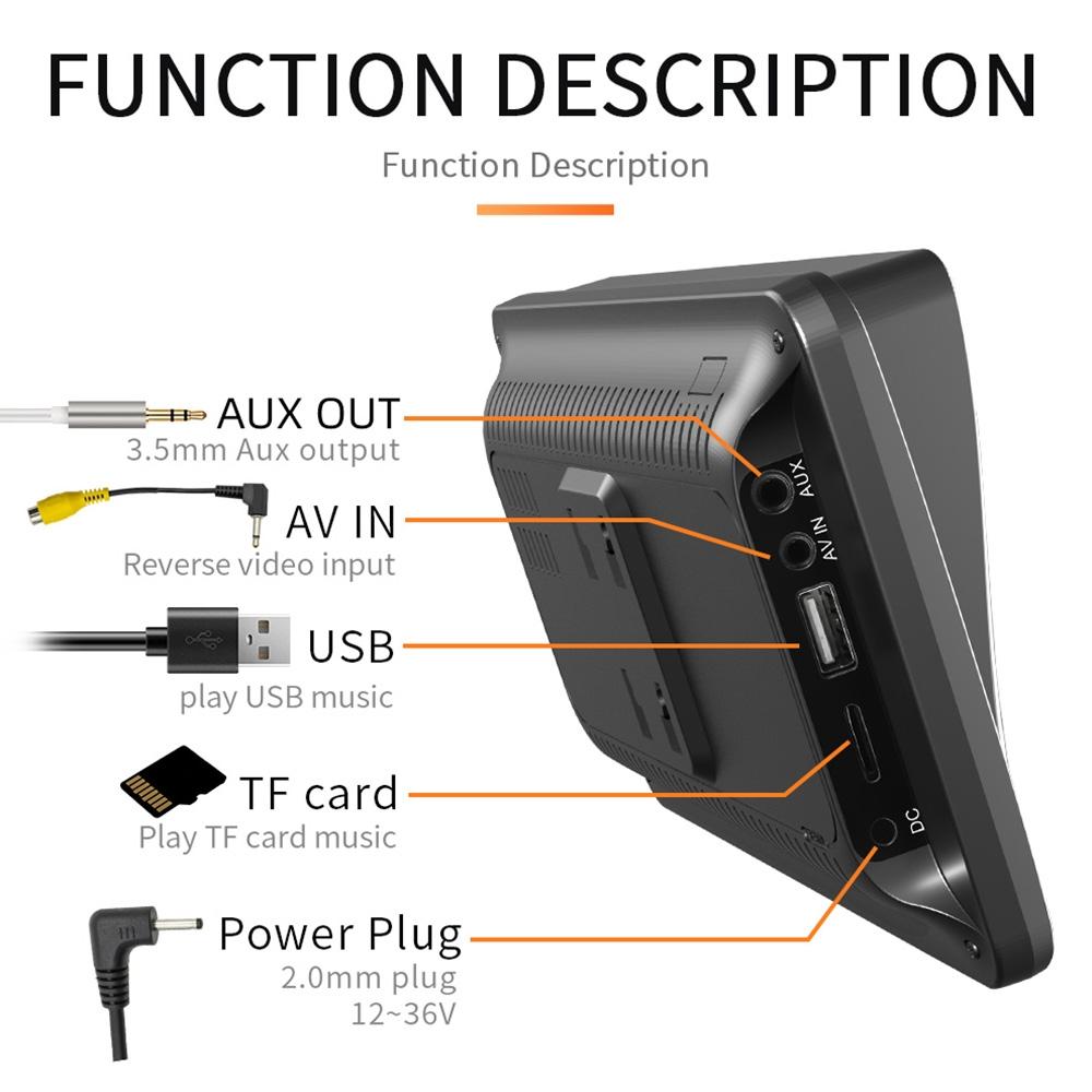 7 Inch Wireless Carplay Car Bluetooth Mp5 Player - Mobile Interconnection