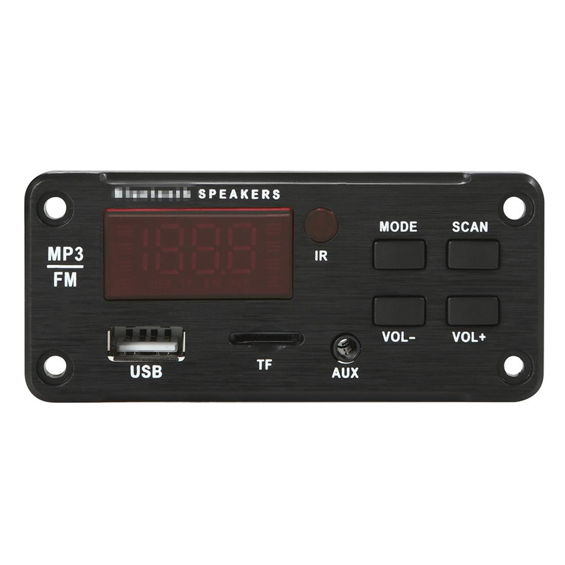 12V Car Bluetooth 5.0 Audio Mp3 Player Board With Remote - Fm Radio Tf Card Usb Aux