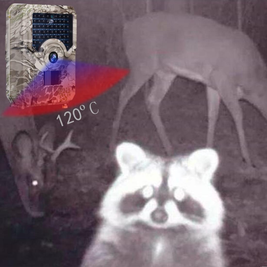 Waterproof Night Vision Trail Camera With Wide Angle And Pir Sensor