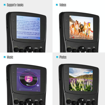 2.4 Inch Anti Peeping Scientific Calculator With Display Sound Recording Radio Music & Video