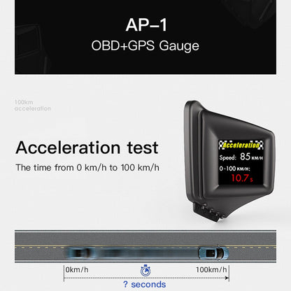Car Hud Head Up Display Obd Gps Driving Computer Code Table