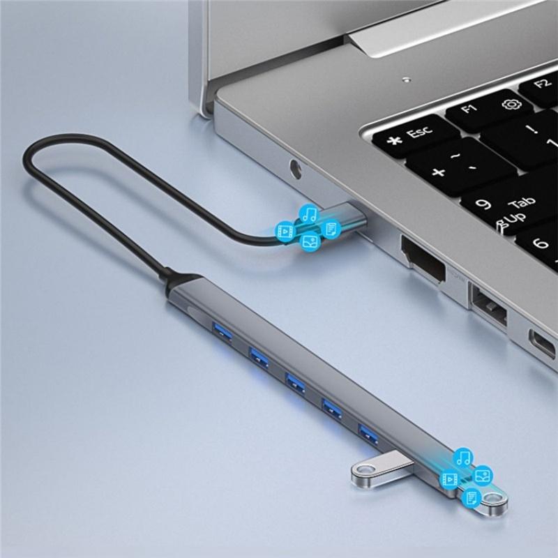 7-Port Usb 3.0 / 2.0 Hub Expansion Dock Station