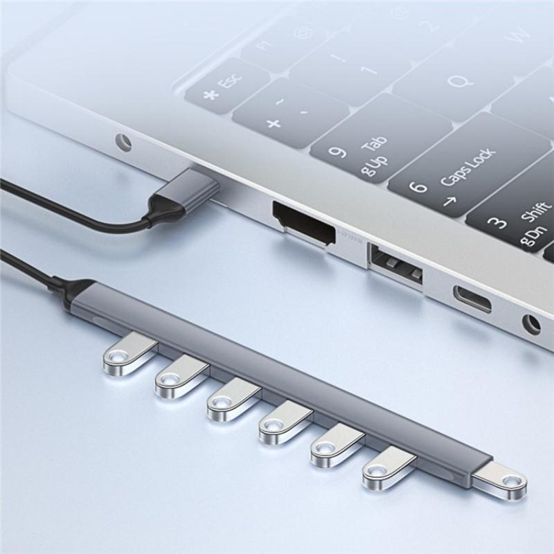 7-Port Usb 3.0 / 2.0 Hub Expansion Dock Station