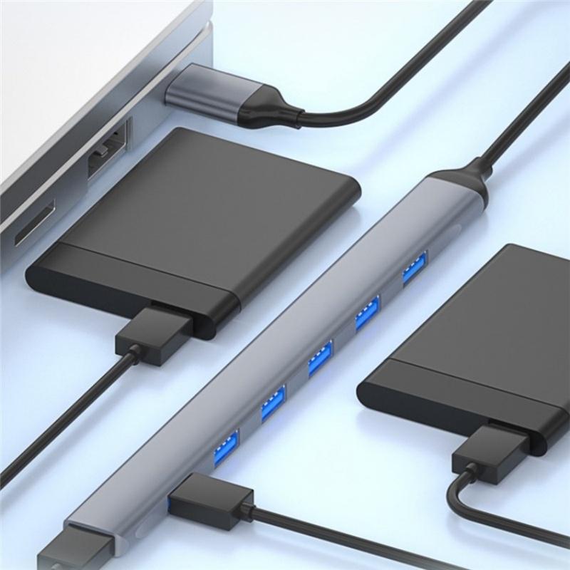 7-Port Usb 3.0 / 2.0 Hub Expansion Dock Station