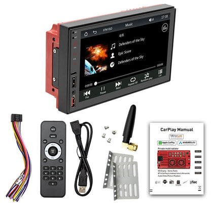 7 Inch Wireless Carplay Mp5 Player - Bluetooth / Reverse / Mobile Internet
