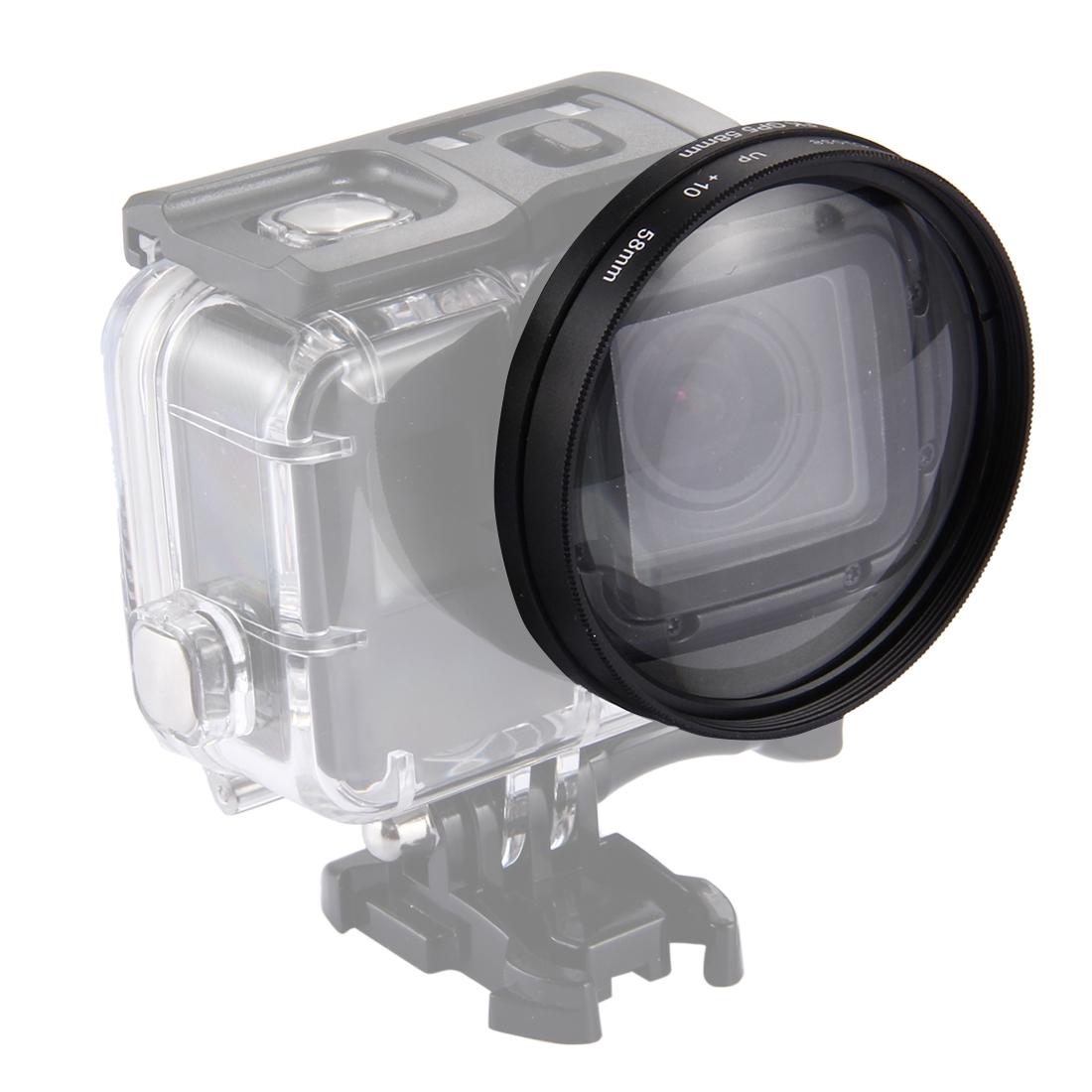 10x Close Up Lens Filter for Gopro Hero7 / 6 / 5 - 58mm Dual Function
