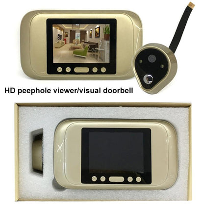 720P Hd Smart Peephole Viewer With 3.2 Led Display And Tf Card Support 32Gb Max
