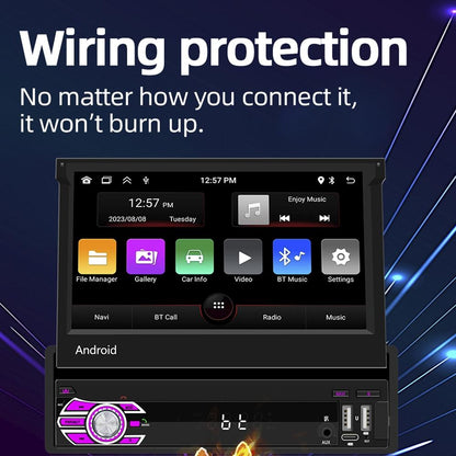7 Inch Android Car Gps Navigation Bluetooth Stereo Radio Mirror Link Fm Wifi