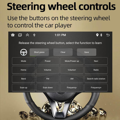 7 Inch Android Car Gps Navigation Bluetooth Stereo Radio Mirror Link Fm Wifi