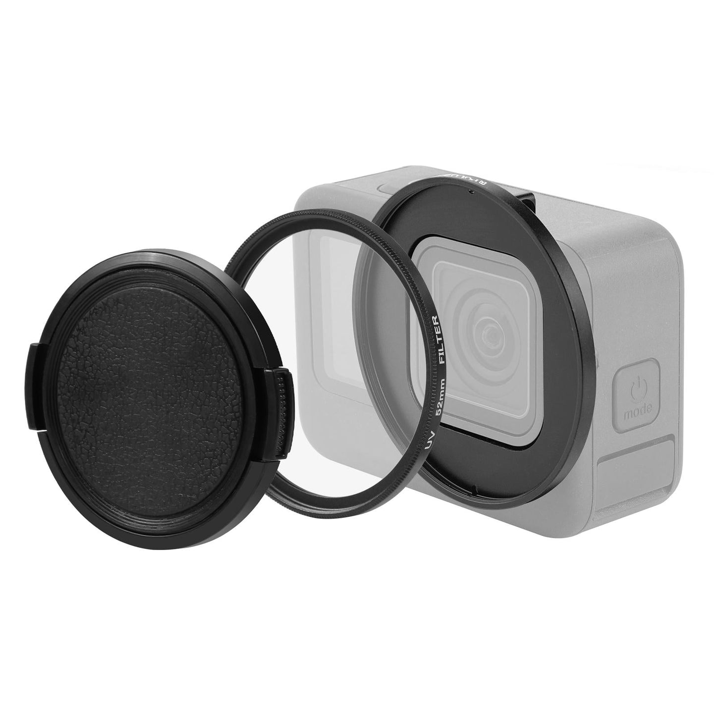 Gopro Compatible 52mm Uv Filter with Adapter Ring