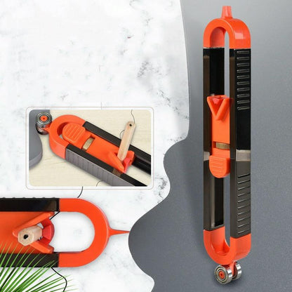 Locking Contour Gauge for Precise Profile Scribing