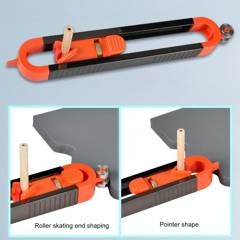 Locking Contour Gauge for Precise Profile Scribing