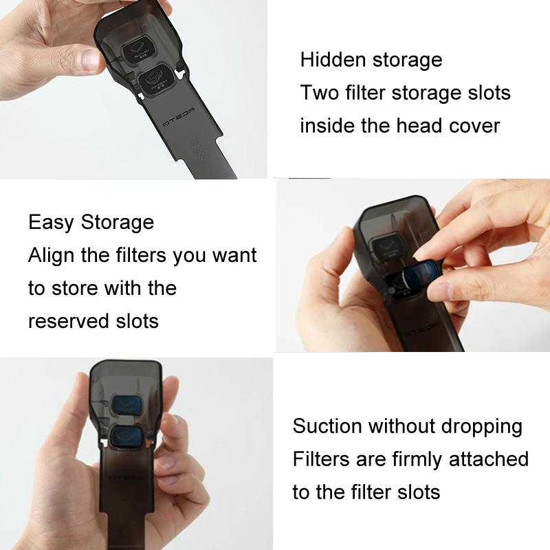 Rcstq Protective Case For Dji Osmo Pocket Anti Dislodgement Strap & Storage Shell