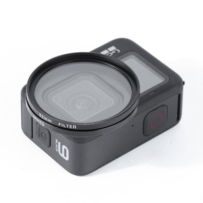 52mm 10-in-1 Professional Lens Filter Kit for Gopro Hero10 / 9 with Adapter Ring and Cap