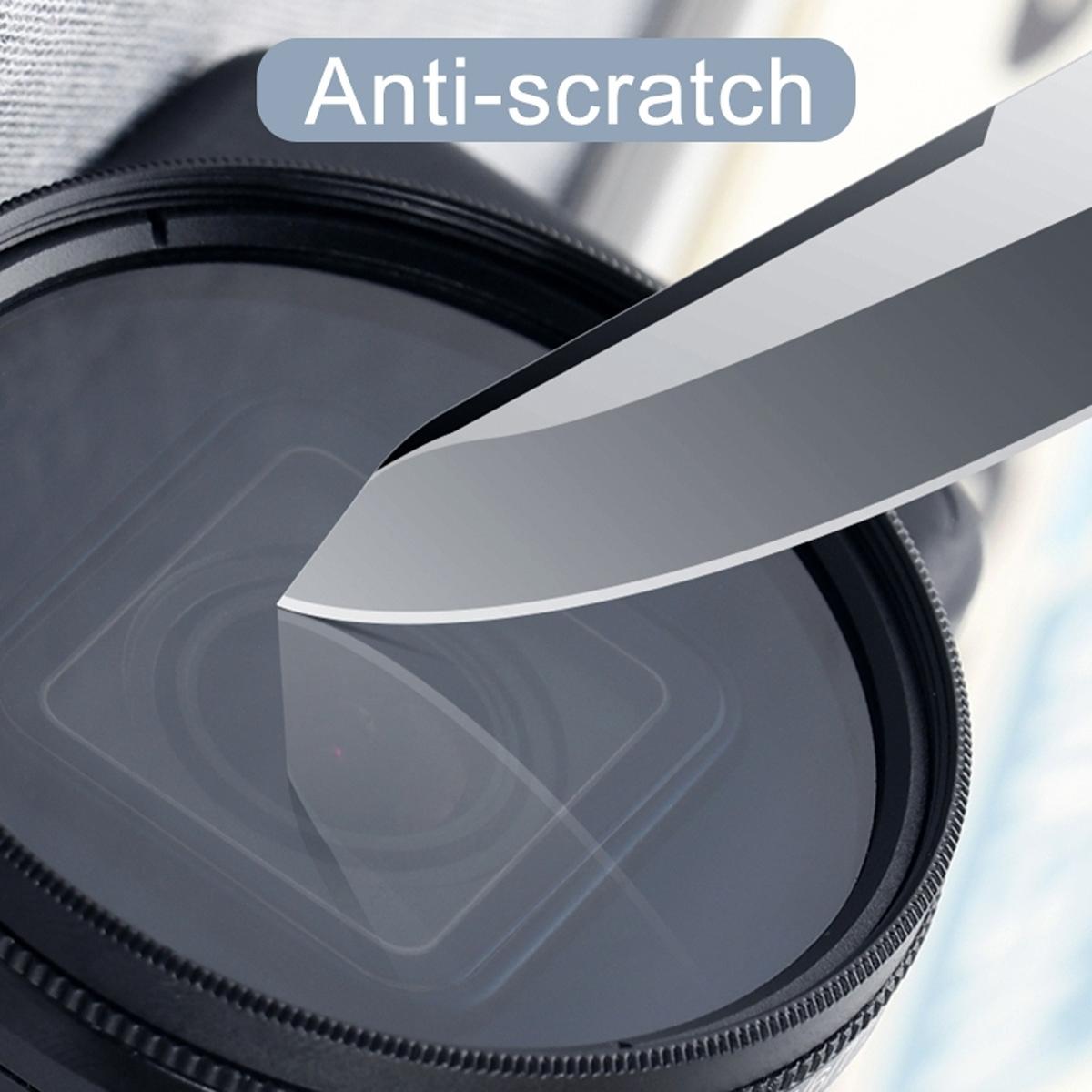 52mm 10-in-1 Professional Lens Filter Kit for Gopro Hero10 / 9 with Adapter Ring and Cap