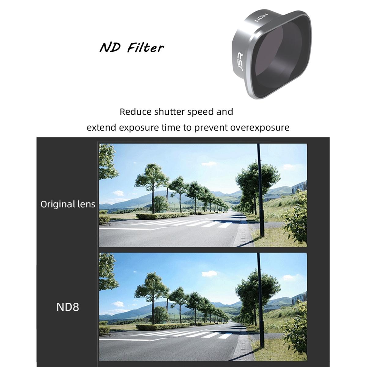 Aluminum Alloy Frame Lens Filters for Dji Fpv - Nd4 Nd8 Nd16 Nd32 Mcuv Cpl