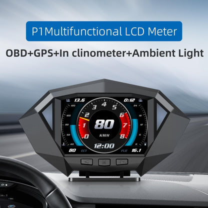 Smart Car Obd2 Gps Hud Speedometer 3.5 Inch Display