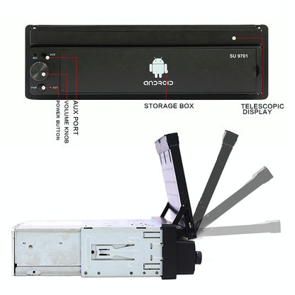 7 Inch Car Android Radio Receiver Fm / Bluetooth / Tf / Gps / Wifi 2Gb + 32Gb