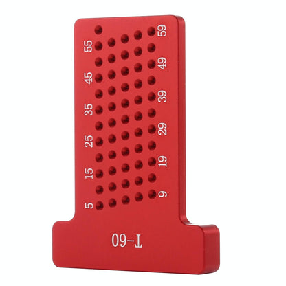 Woodworking T60 T-shaped Aluminum Ruler for Marking and Fixing
