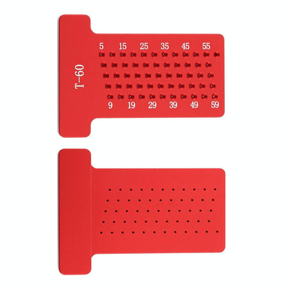 Woodworking T60 T-shaped Aluminum Ruler for Marking and Fixing