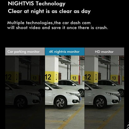 4k Dual Record Driving Recorder with Wifi and Night Vision