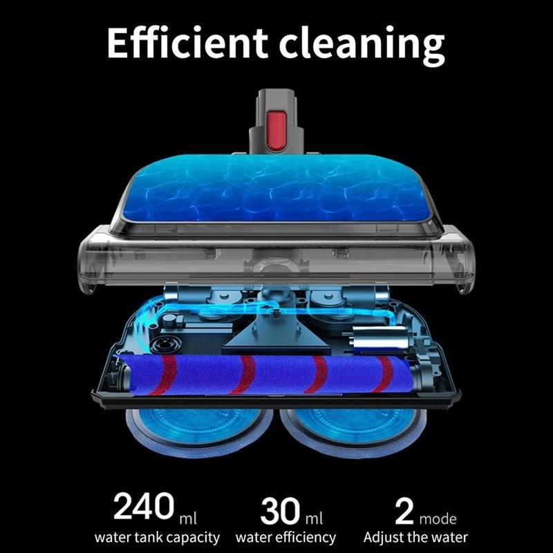 Electric Mopping Head for Dyson Vacuum Cleaners