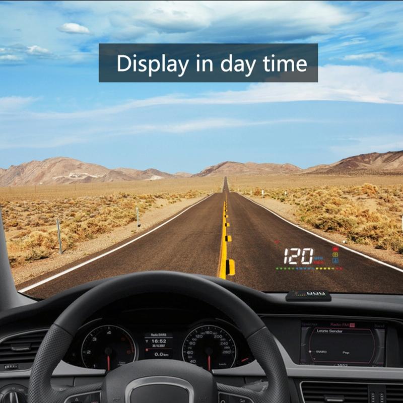 3.5 Inch Vehicle Head Up Display Car Speed Engine Revs Water Temp Voltage