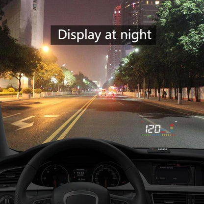 3.5 Inch Vehicle Head Up Display Car Speed Engine Revs Water Temp Voltage
