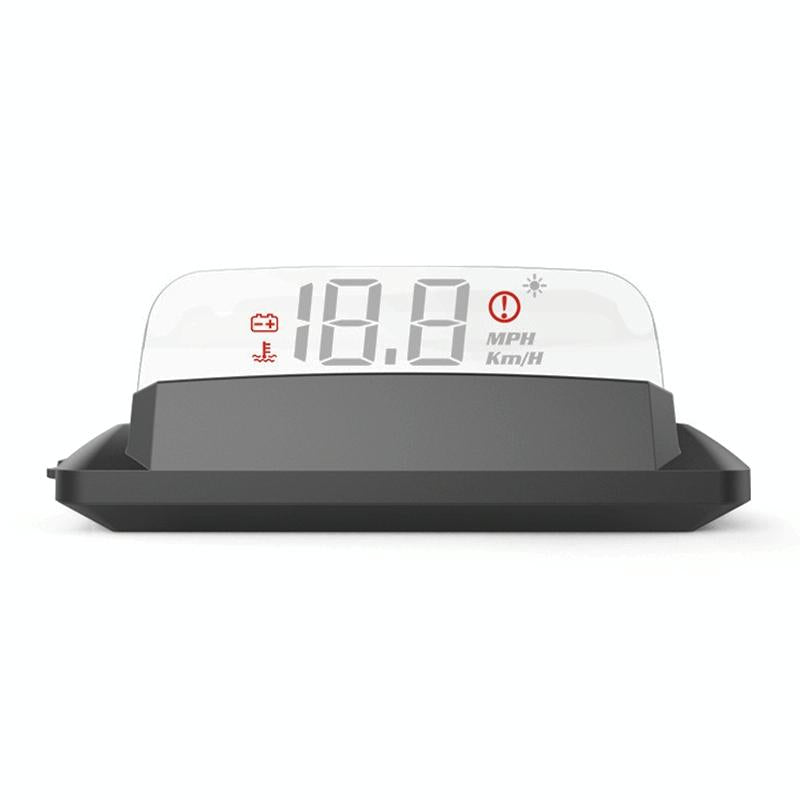 3.7 Inch Car Obd Hud Engine Failure Water Temp & Voltage Alarms