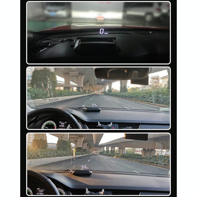 3.7 Inch Car Obd Hud Engine Failure Water Temp & Voltage Alarms