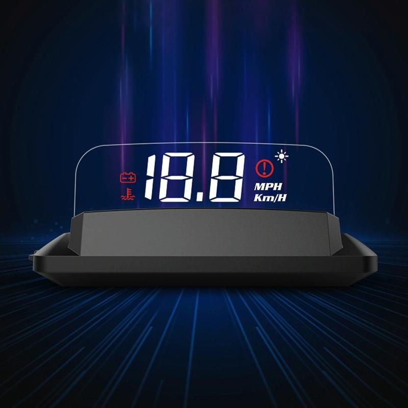3.7 Inch Car Obd Hud Engine Failure Water Temp & Voltage Alarms