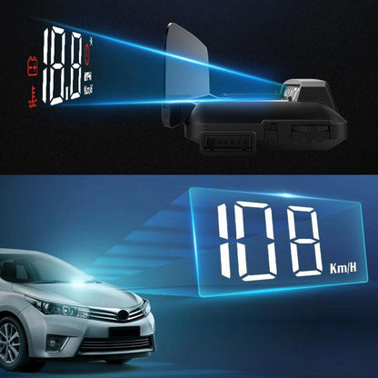 3.7 Inch Car Obd Hud Engine Failure Water Temp & Voltage Alarms