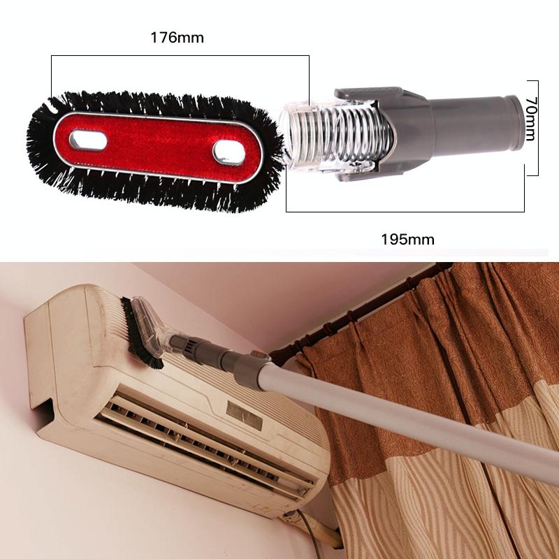 Transparent Brush Head for Dyson Vacuum Cleaner - Household Accessory