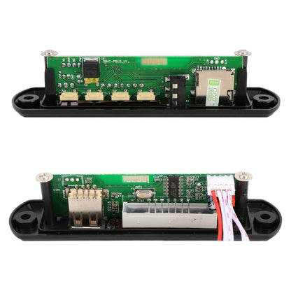 12V Car Audio Bluetooth Mp3 Decoder Board - Fm Radio Tf Usb Aux