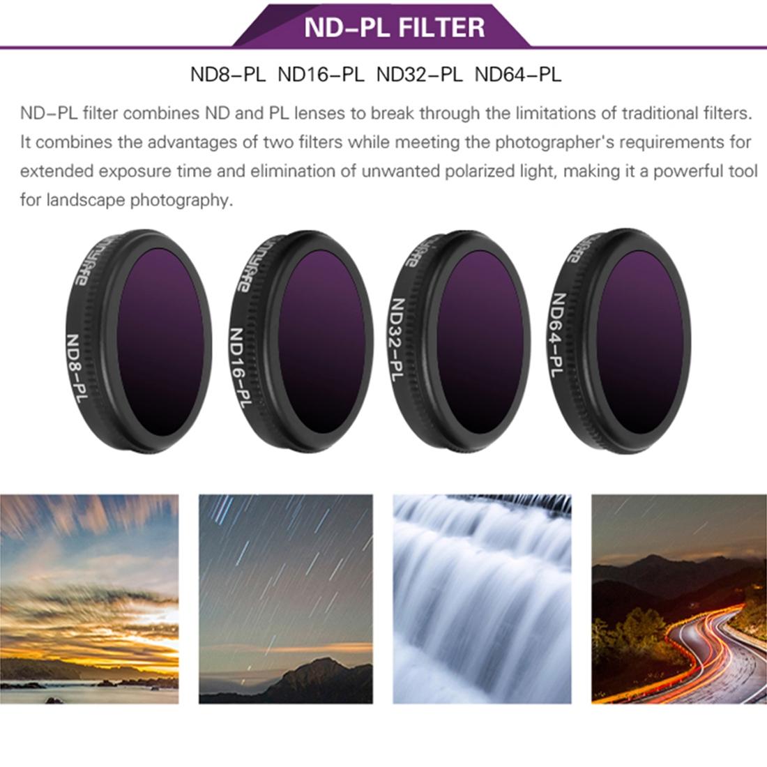 Nd Lens Filter Set for Dji Mavic 2 Zoom - 2-64 Pl