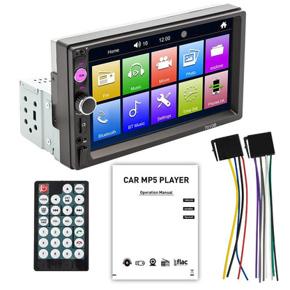 Touch Screen Mp5 Player With Bluetooth & Rear View - Universal Fit