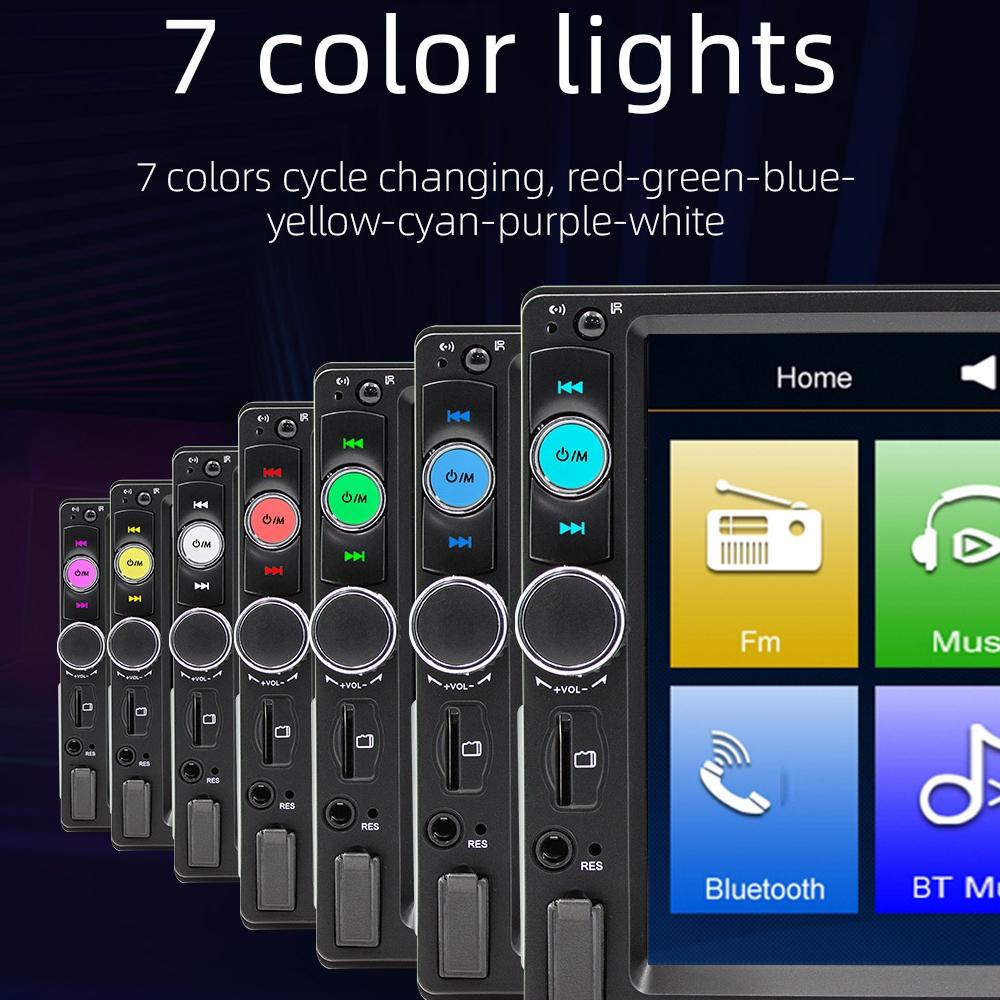 Touch Screen Mp5 Player With Bluetooth & Rear View - Universal Fit
