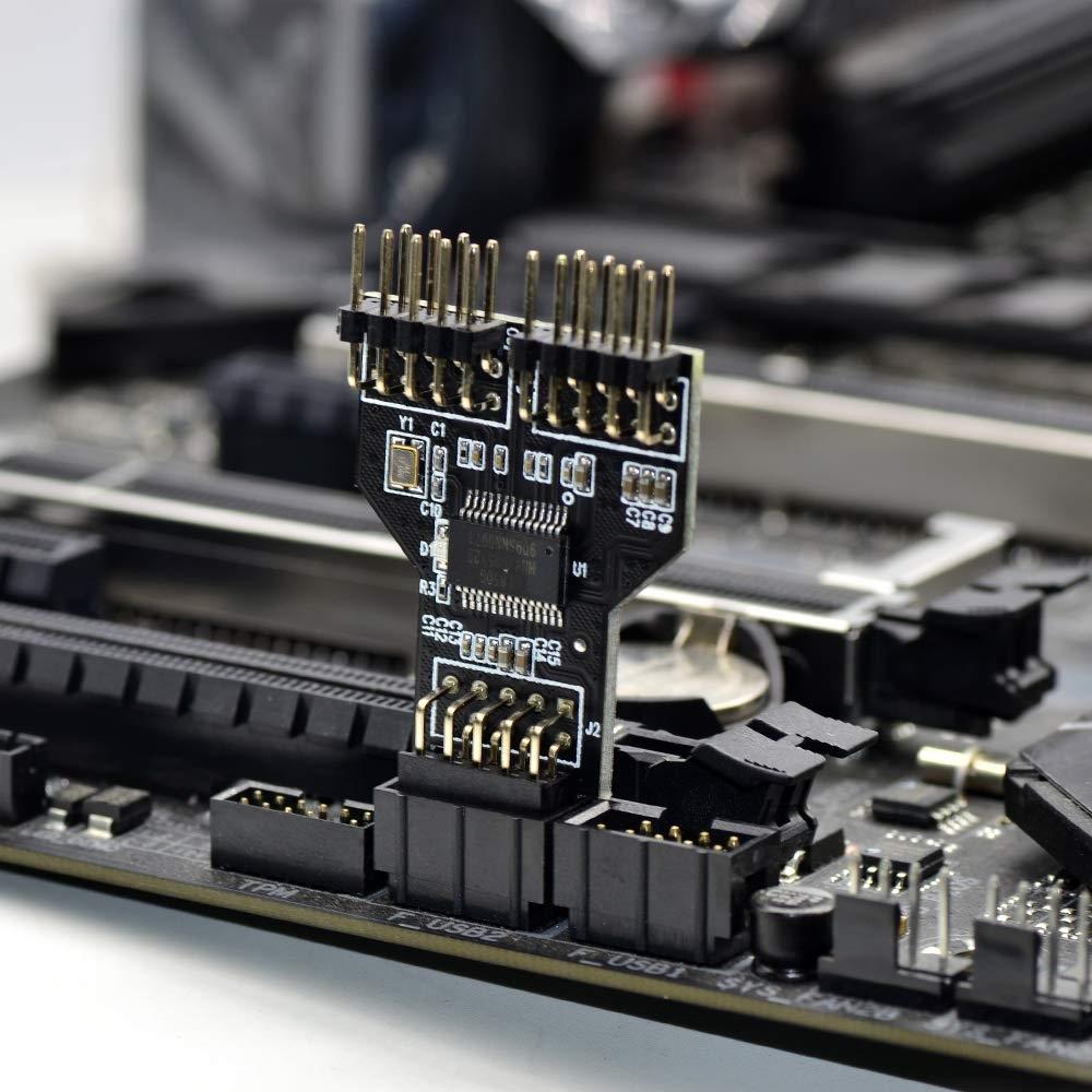 Usb 2.0 Hub Adapter 1 Female To 2 Male