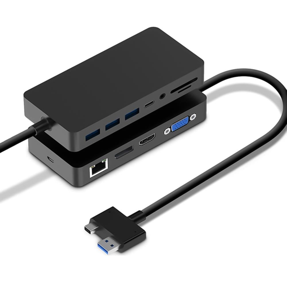 11-In-1 Usb 3.0 Hub Adapter With Rj45 For Surface Laptop 1 / 2
