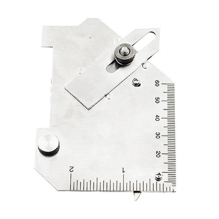 Stainless Steel Fillet Weld Gauge - Multi-function Inspection Ruler