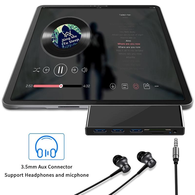 Type-C Usb Hub Adapter For Surface Pro Go