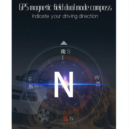 Car Obd2 + Gps Head Up Display Speed & Temperature Alarm