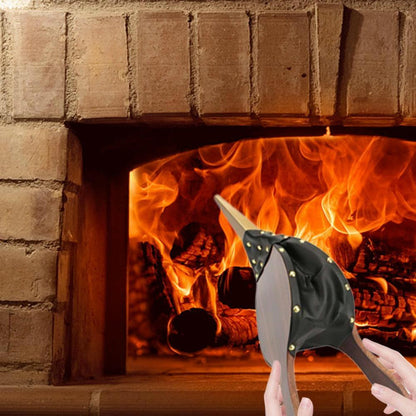 Vintage Wooden Fireplace Blower for Traditional Cooker - Diy Accessories